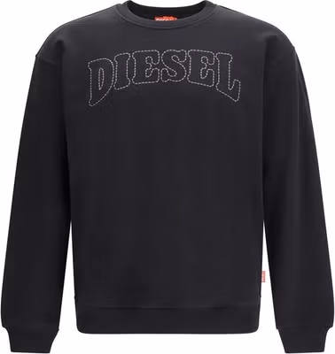 Black Cotton Sweatshirt