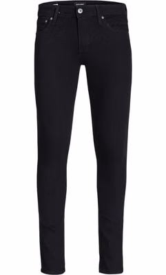 Black Cotton Skinny Jeans