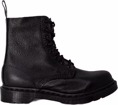 Black Leather Lace-Up Boots