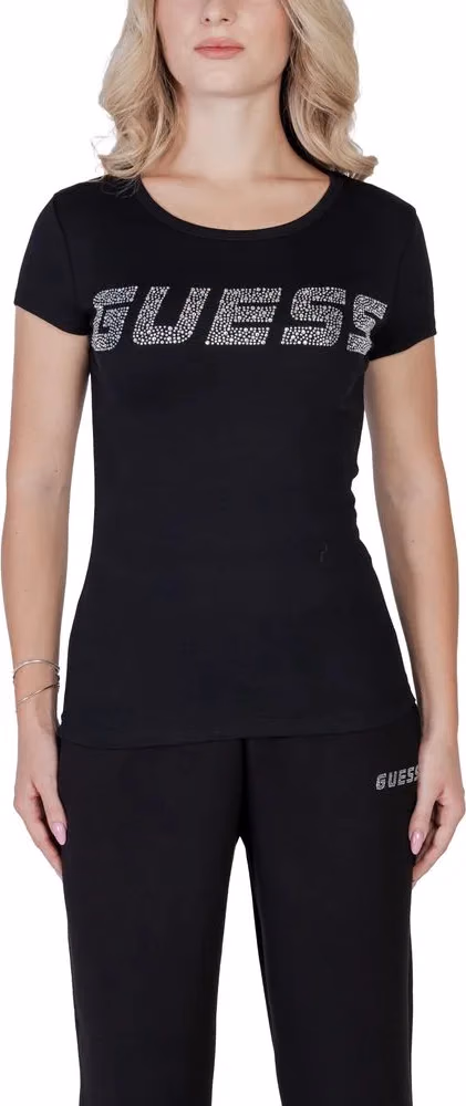 Guess Active Black Cotton T-Shirt