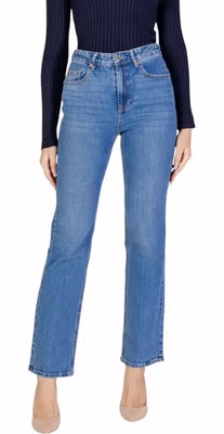 Light Blue Cotton Mom Jeans