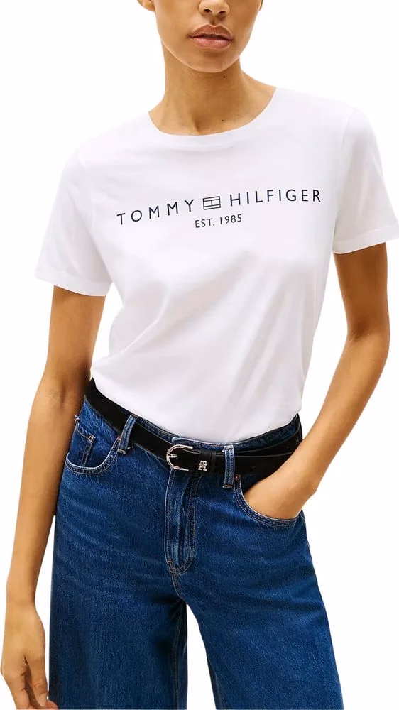 Tommy Hilfiger White Recycled Cotton T-Shirt