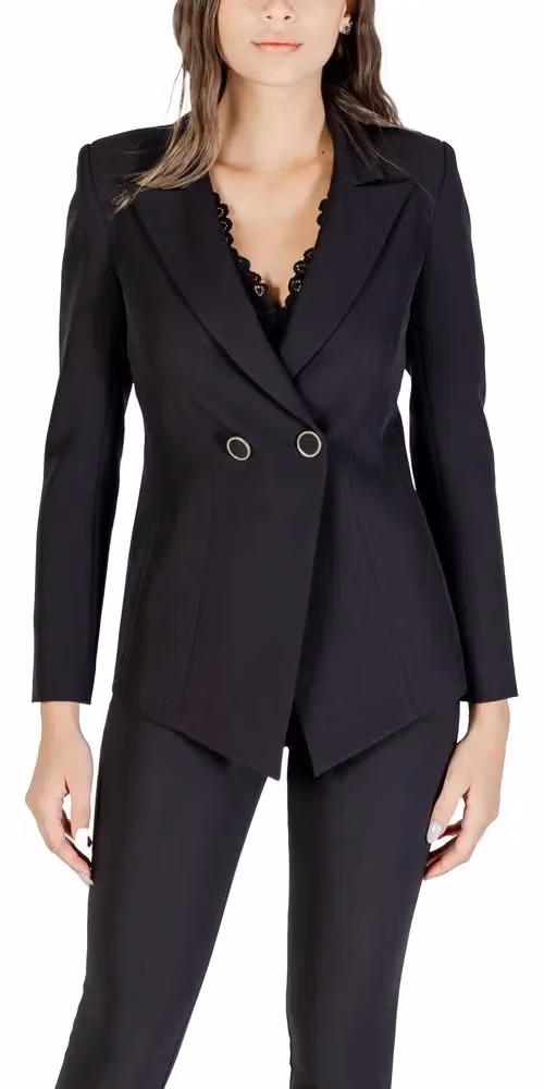Rinascimento Black Polyester Blazer