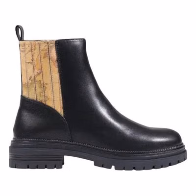 Black Polyethylene Ankle Boots