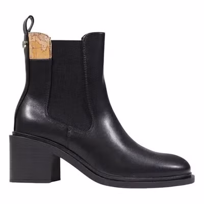 Black Polyethylene Ankle Boots