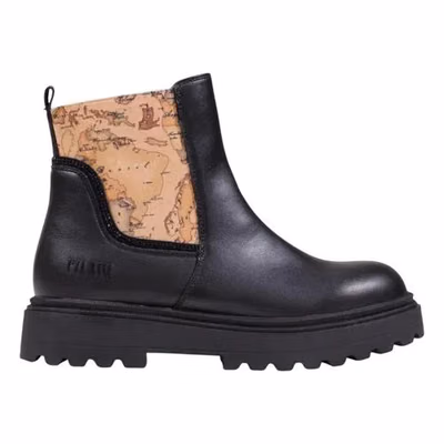 Black Polyethylene Ankle Boots