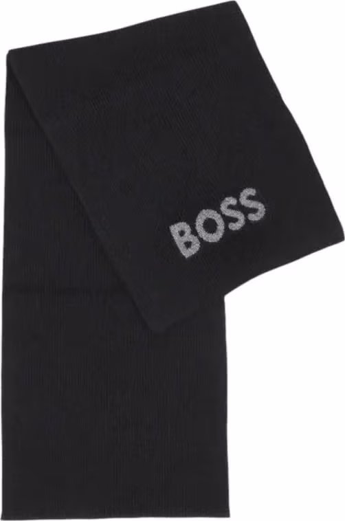 Hugo Boss Black Polyacrylic Scarf
