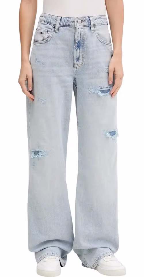 Tommy Hilfiger Jeans Light Blue Recycled Cotton Mom Jeans