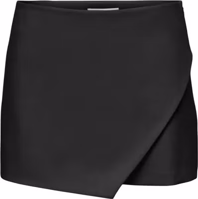 Black Polyester Shorts