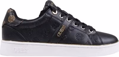 Black Polyethylene Low Top Sneakers