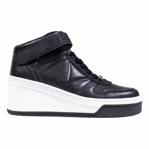 Guess Black Polyethylene Platform Sneakers