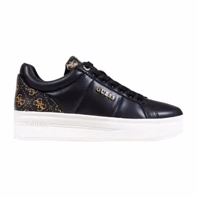 Bicolor Polyester Low Top Sneakers