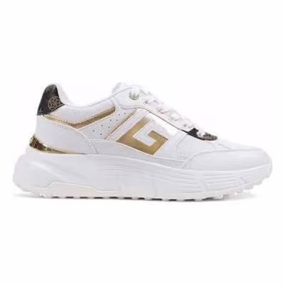 White Polyethylene Chunky Sneakers