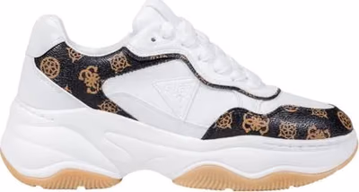 White Polyethylene Chunky Sneakers