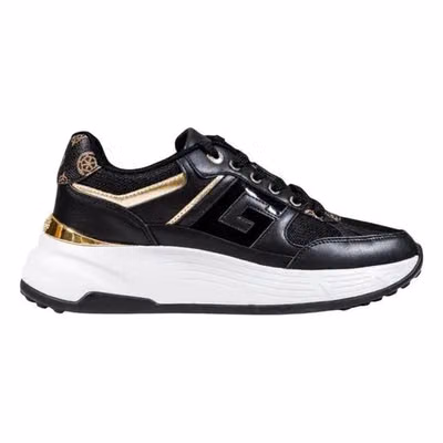 Black Polyethylene Chunky Sneakers