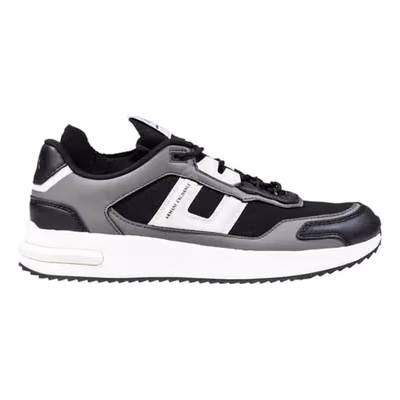 Bicolor Polyester Athletic Sneakers