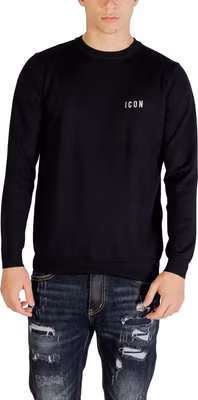 Black Viscose Sweatshirt