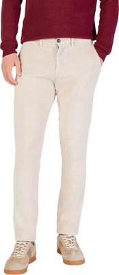 Beige Cotton Pants