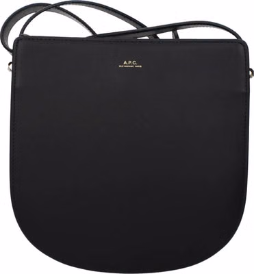 Black Leather Crossbody Bag