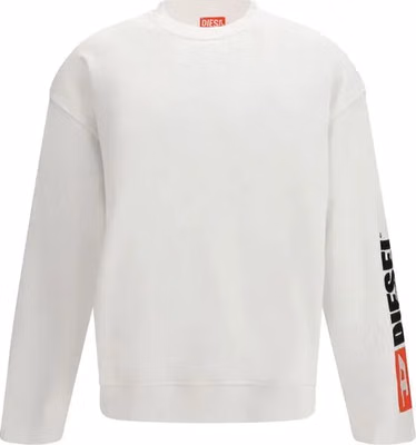 White Cotton Sweatshirt