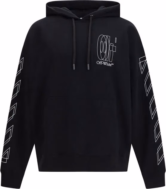 Off-White Black Cotton Sweatshirt