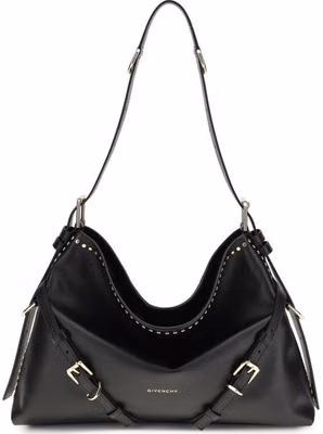 Black Calf Leather Bos Taurus Shoulder Bag