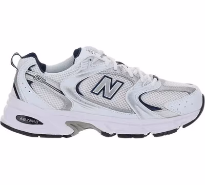 White Polyethylene Athletic Sneakers