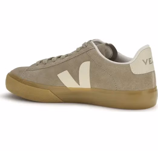 Veja Beige Calf Leather Bos Taurus Sneakers