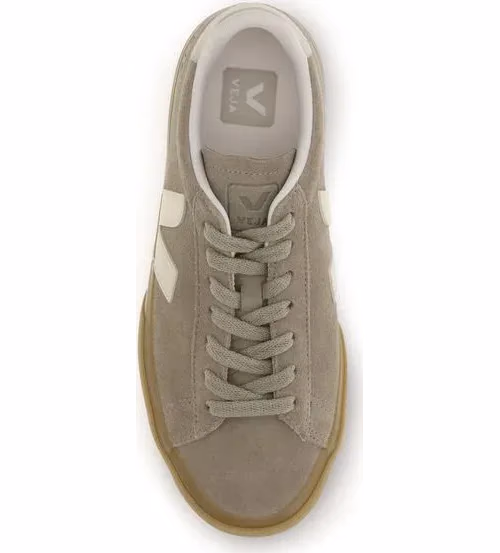 Veja Beige Calf Leather Bos Taurus Sneakers