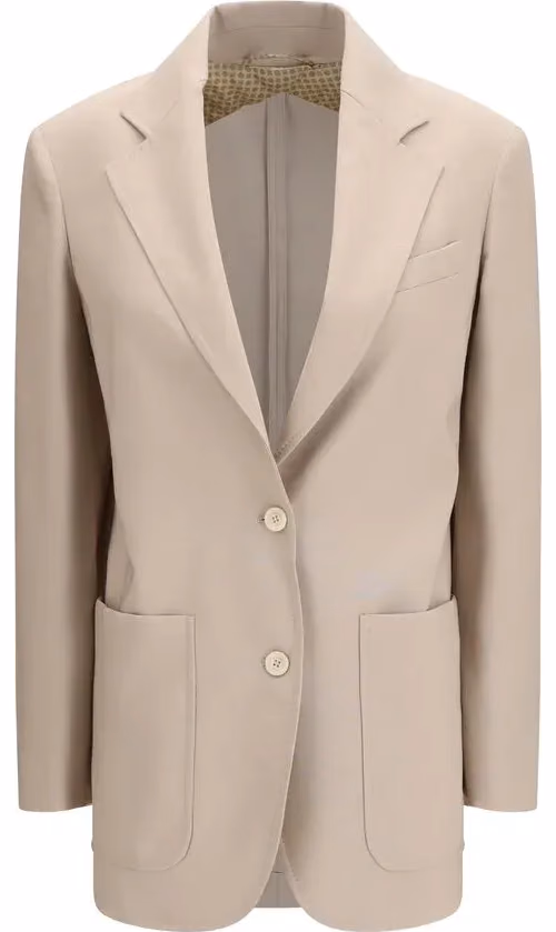 Max Mara Beige Wool Blazer