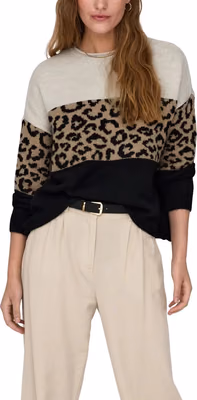 Bicolor Marabou Sweatshirt