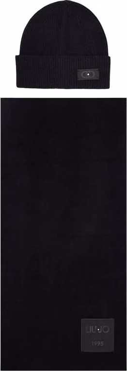 Liu Jo Black Polyester Beanie