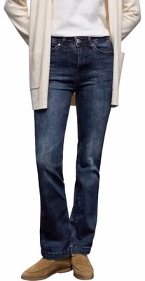Blue Cotton Skinny Jeans