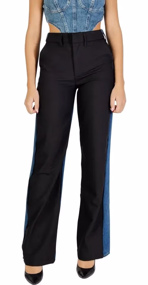 Colcci Black Polyester Mom Jeans