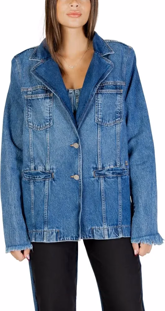 Colcci Blue Cotton Blazer