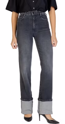 Black Cotton Skinny Jeans