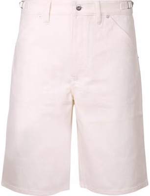 White Denim Shorts