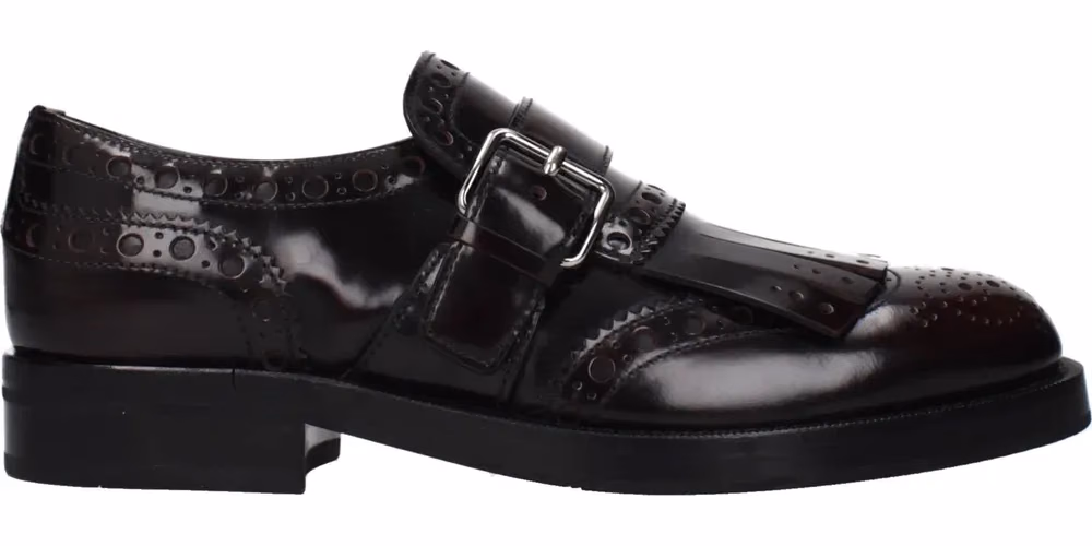 Church's Red Leather Slip-On Loafers