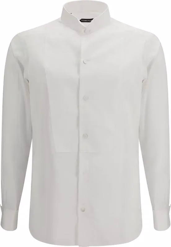 Tom Ford White Cotton Dress Shirt
