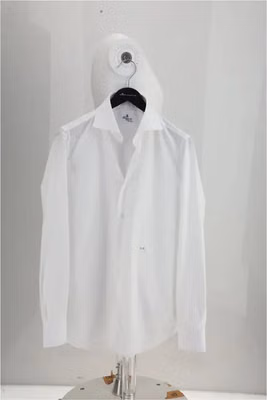 White Cotton Dress Shirt