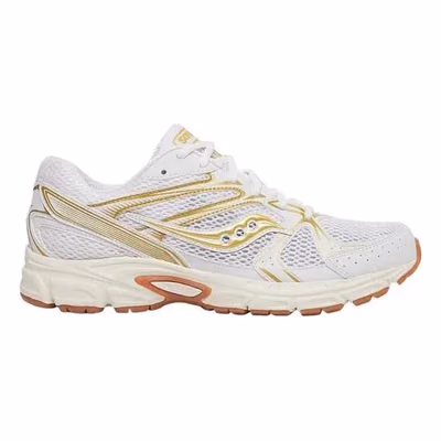 Bicolor Leather Athletic Sneakers