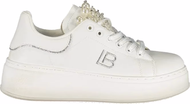 Laura Biagiotti Bianco Polyurethane Women Sneaker