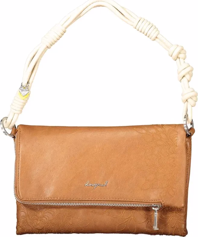Desigual Marrone Polyurethane Women Handbag