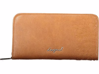 Marrone Polyurethane Women Wallet