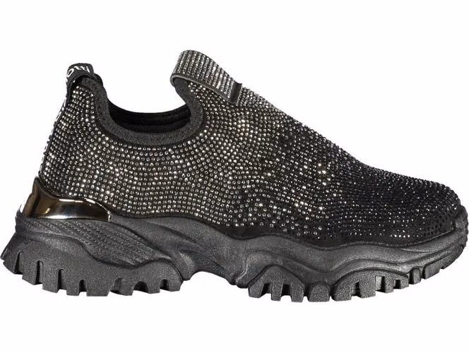 Laura Biagiotti Black Polyurethane Women Sneaker