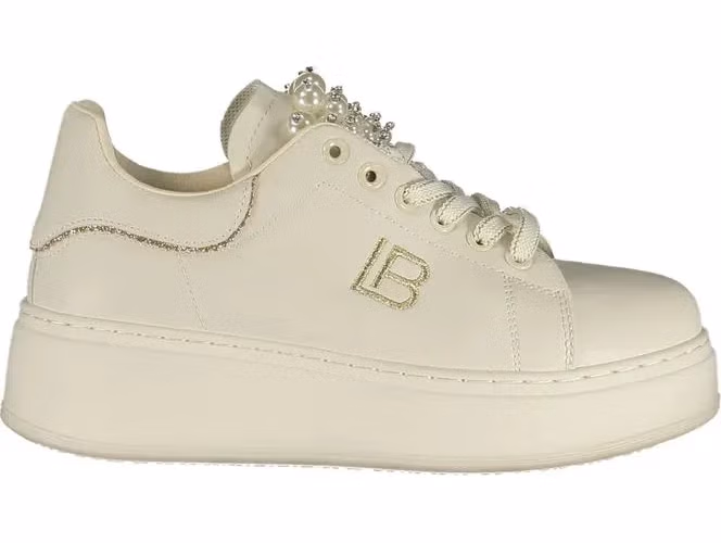 Laura Biagiotti Bianco Polyurethane Women Sneaker