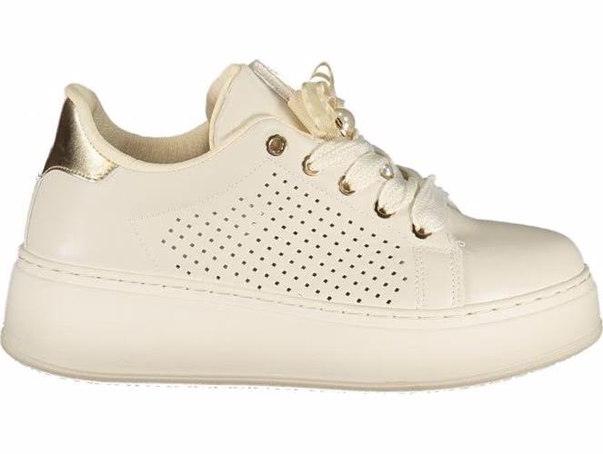 Laura Biagiotti Bianco Polyurethane Women Sneaker