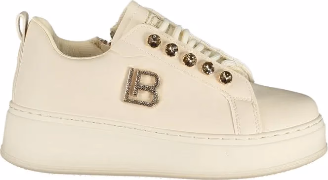 Laura Biagiotti Bianco Polyurethane Women Sneaker