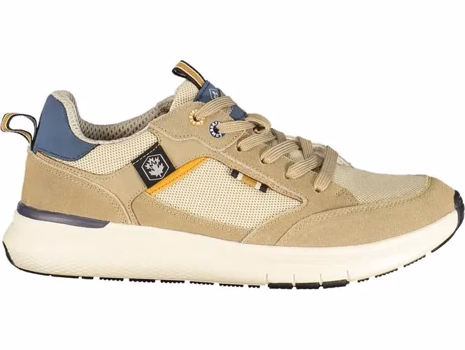 Lumberjack Beige Polyester Men Sneaker