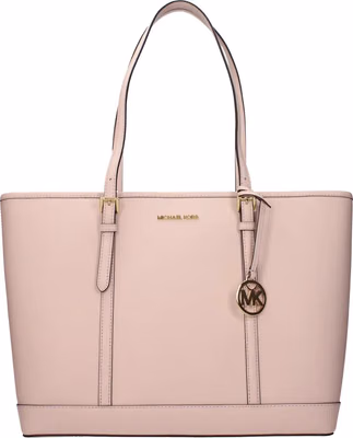 Pink Leather Shoulder Bag